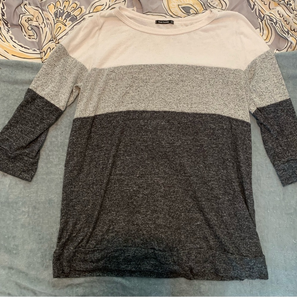 Pink clover knit top from Stitch Fix